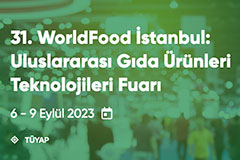 WorldFood İstanbul Fuarındayız.