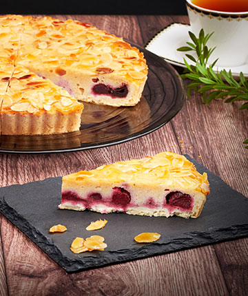 Sour Cherry and Almond Pie